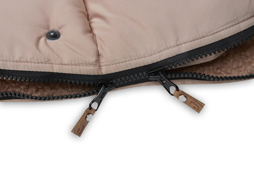 Jollein - Voetenzak buggy/kinderwagen Puffed - Biscuit