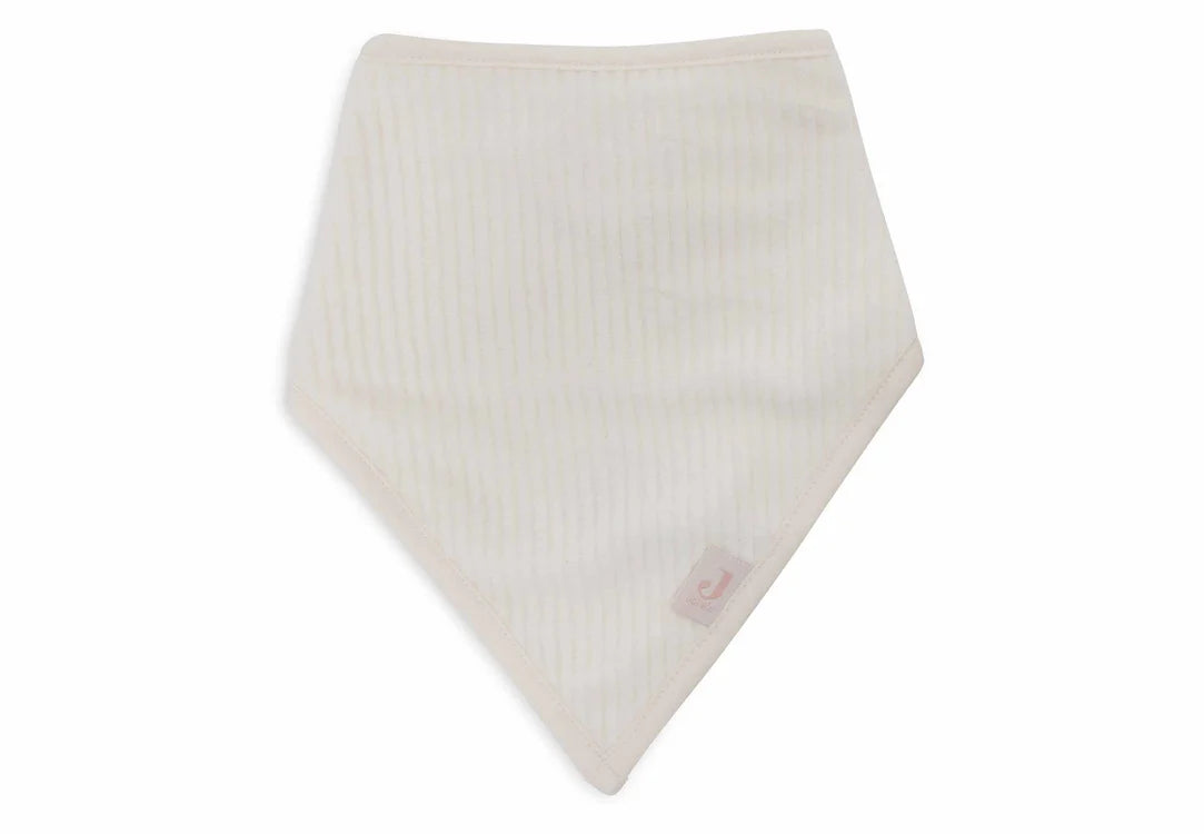 Jollein - Slab Bandana Velvet Rib - Wild Rose/Ivory - 2 Stuks