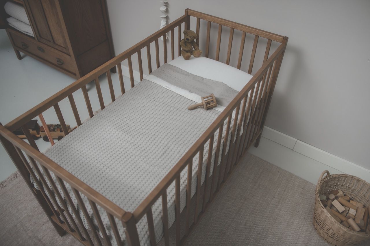 Koeka - Wiegdeken Cotton Fleece Wafel Amsterdam sand