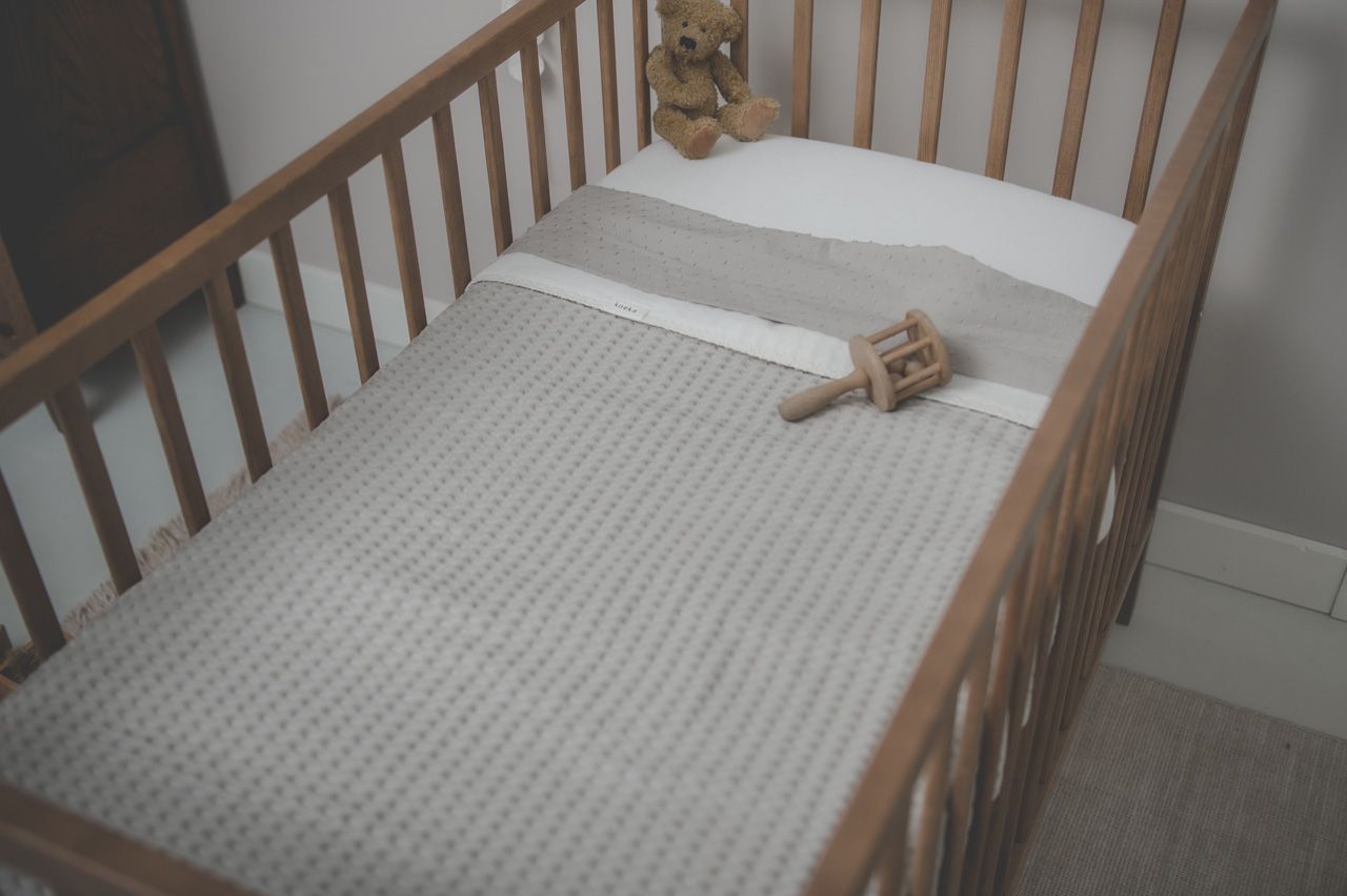 Koeka - Wiegdeken Cotton Fleece Wafel Amsterdam sand