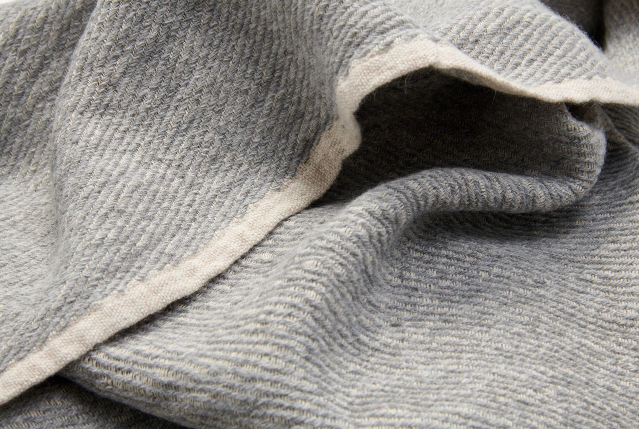 Koeka - Wiegdeken Toronto soft grey