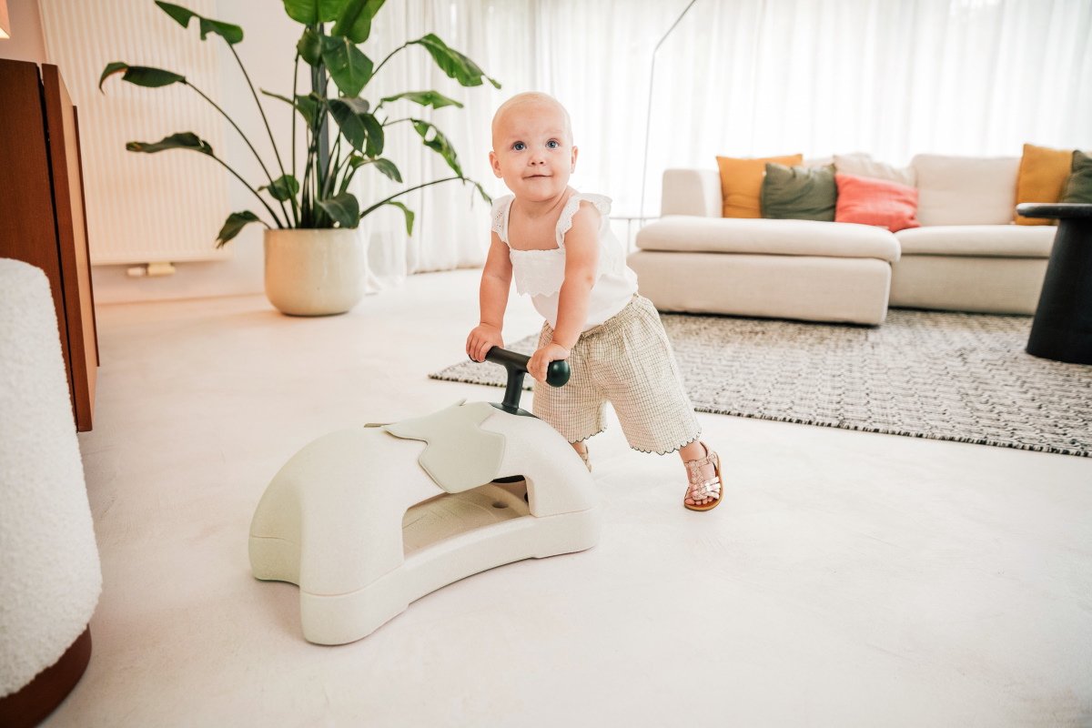 Scoot and Ride My First Rose 3-in-1 Loopwagen - sand