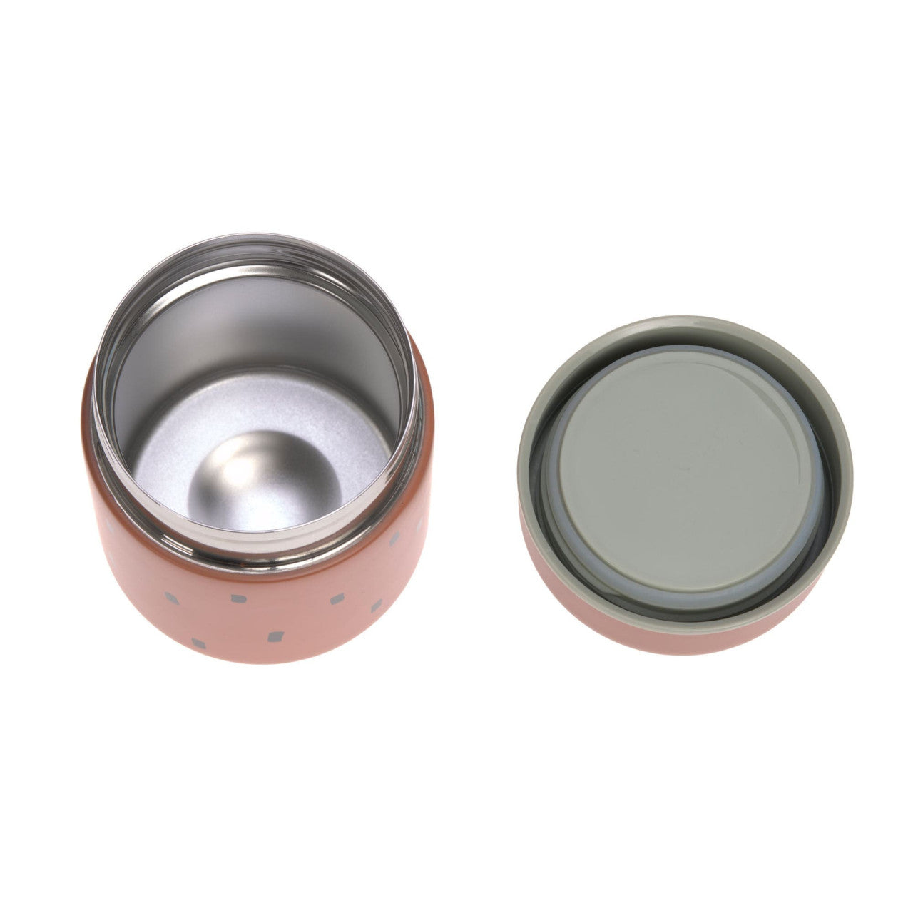 Voedselcontainer - Happy prints caramel