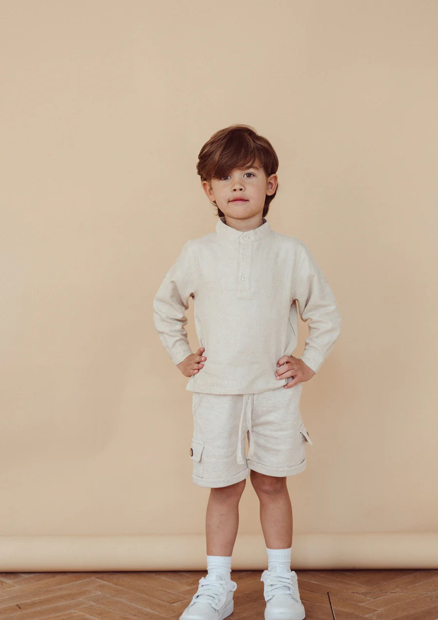 Two you label - Sammy linen short / Beach
