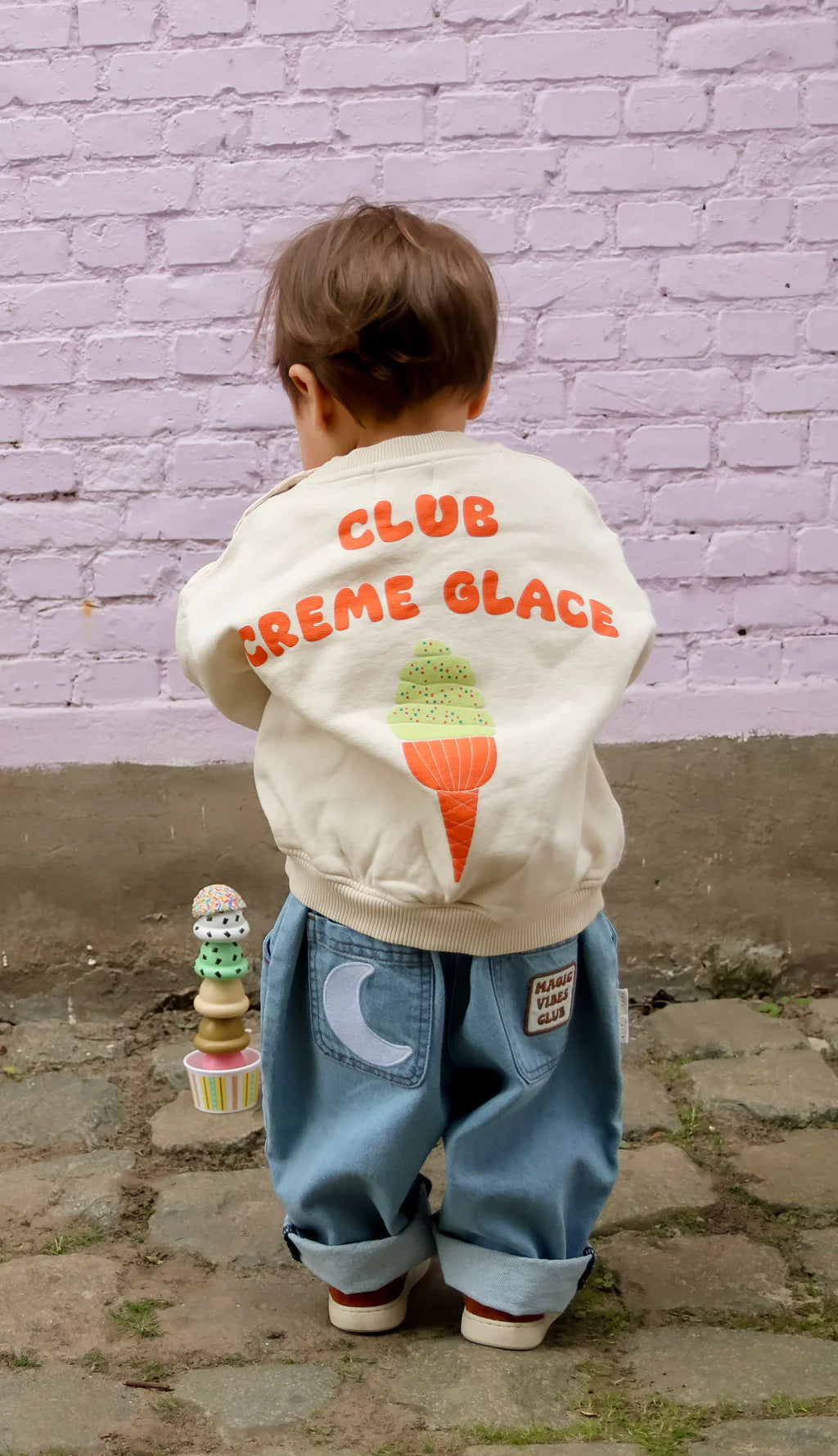 Blue denim pants MOON kids