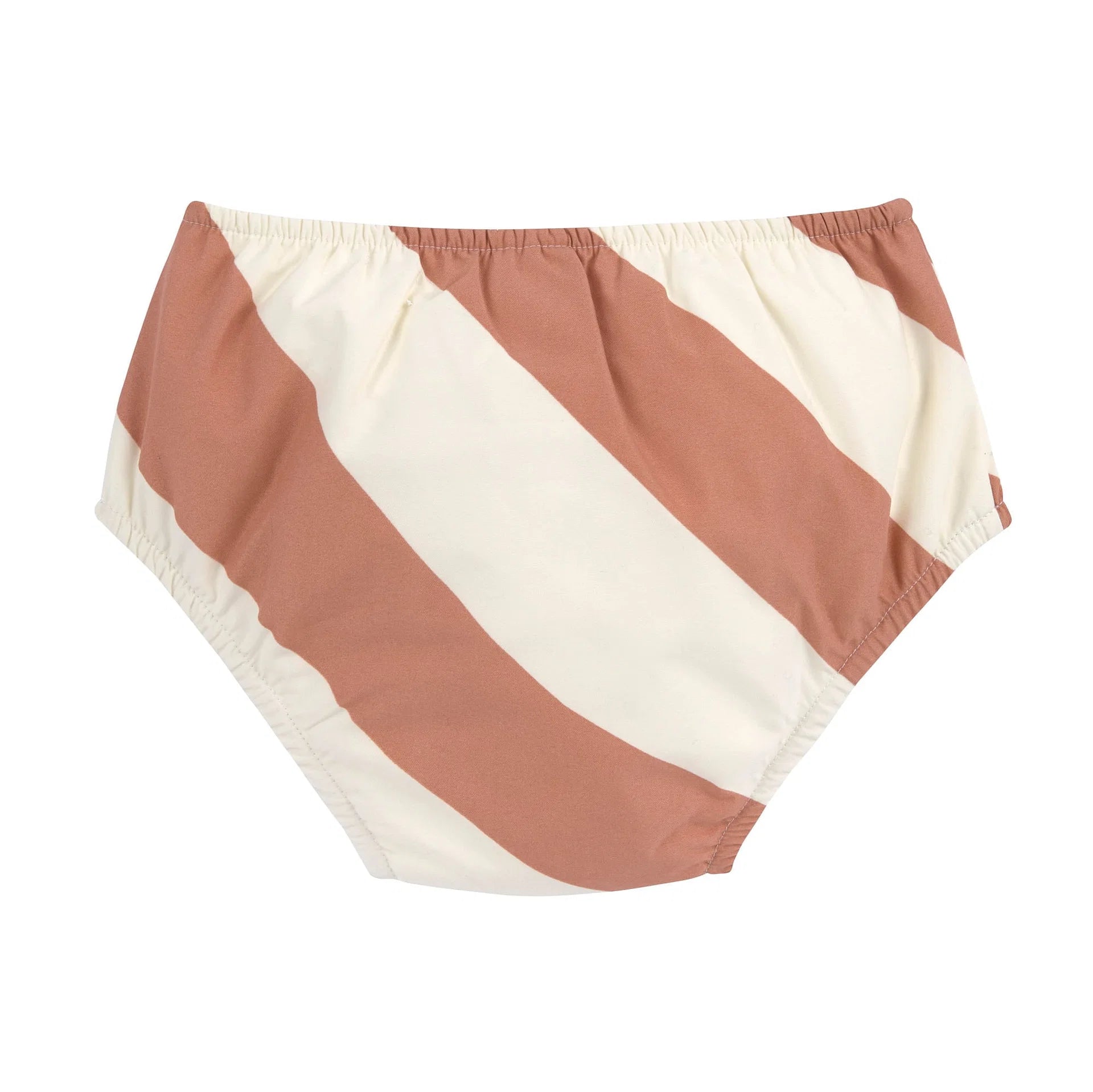 Diaper pants - stripes clay - sea salt
