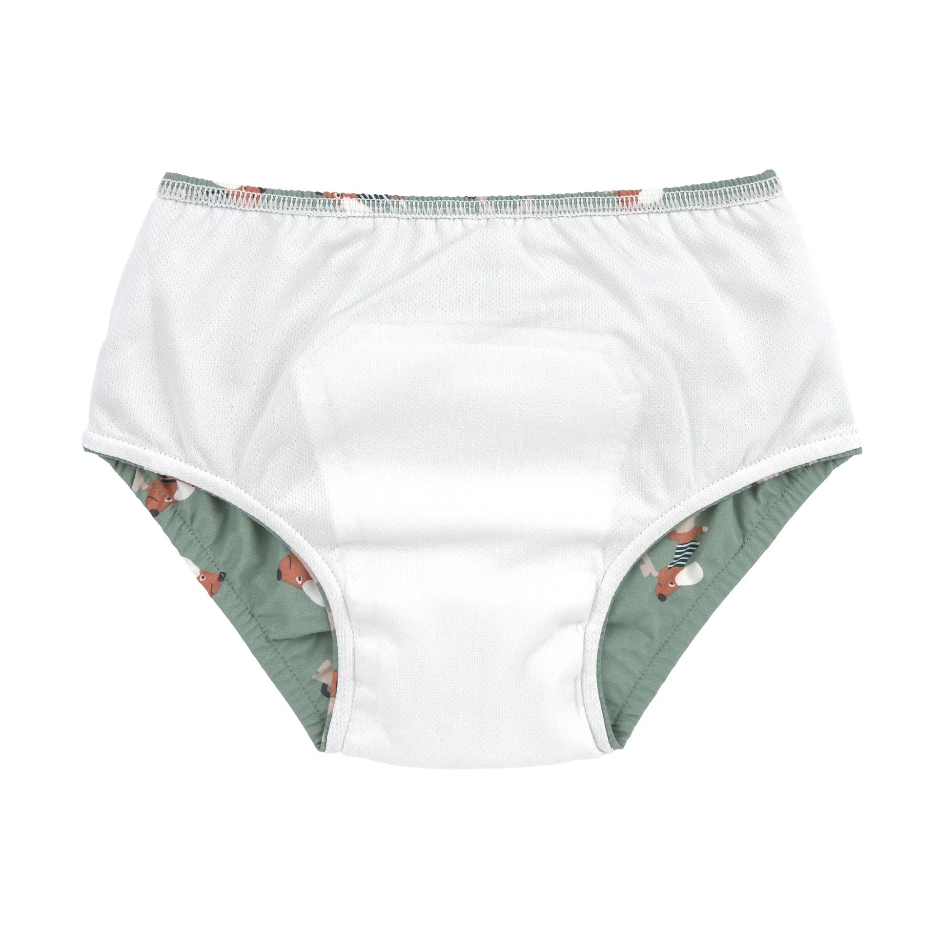 Diaper pants - scooter dog green