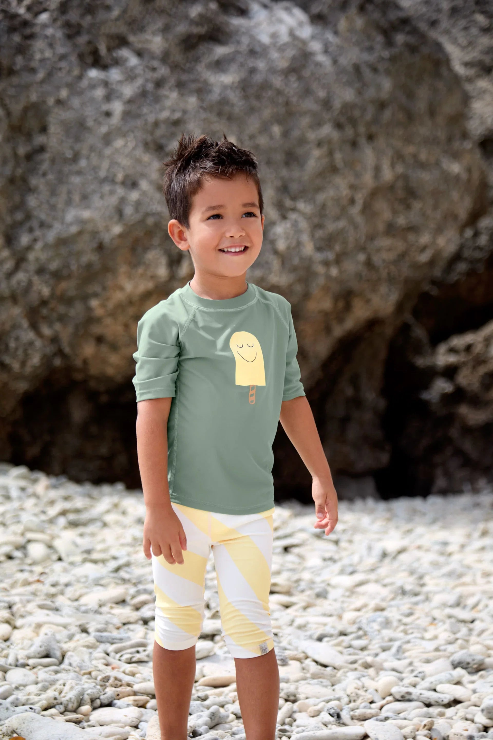 Zwemtshirt Lässig - popsicle green