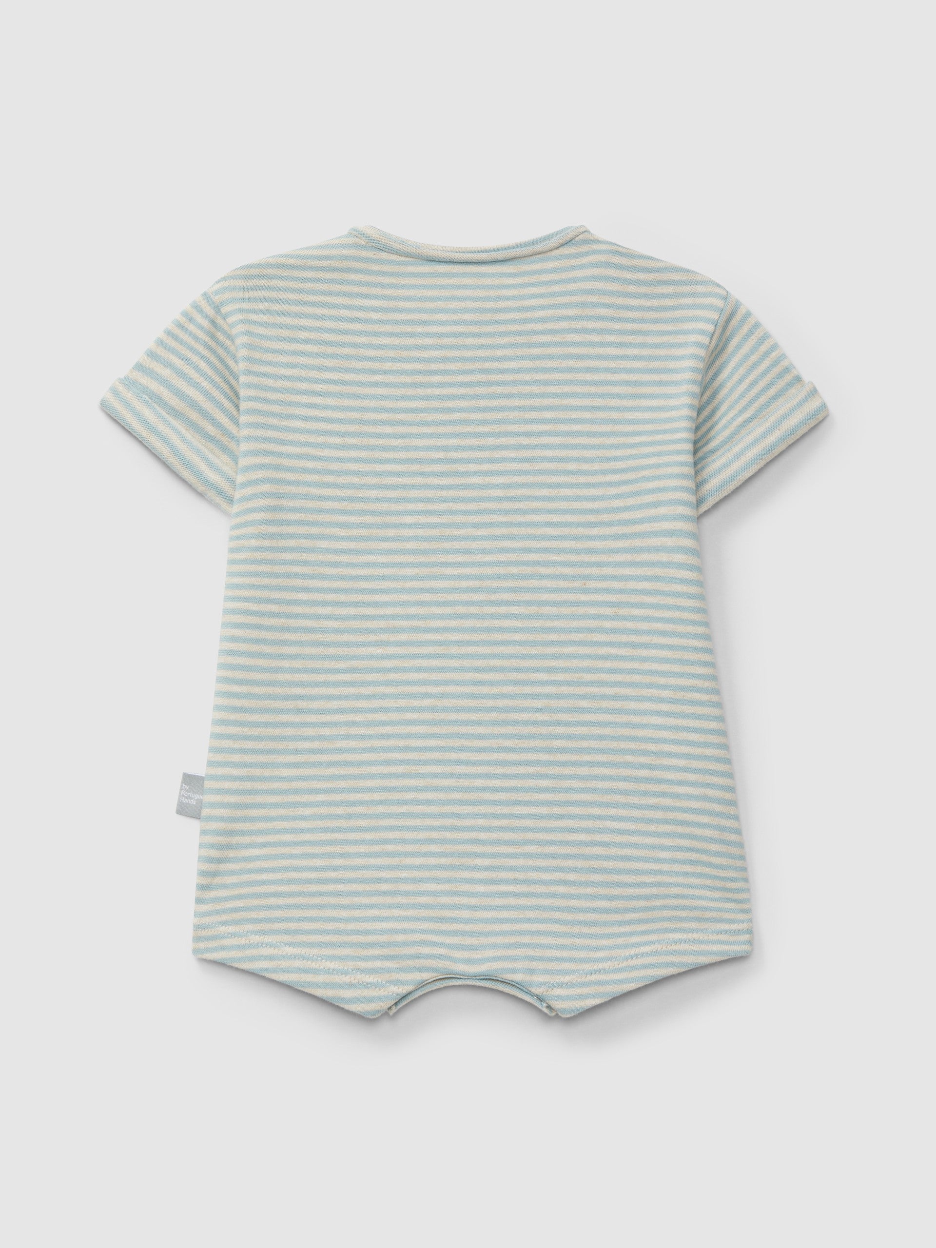 Organic romper - stripes