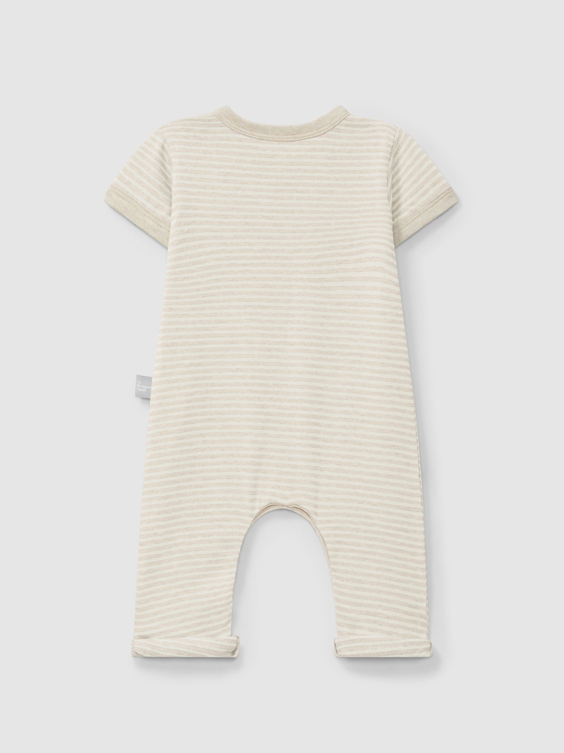 Cotton striped jumpsuit