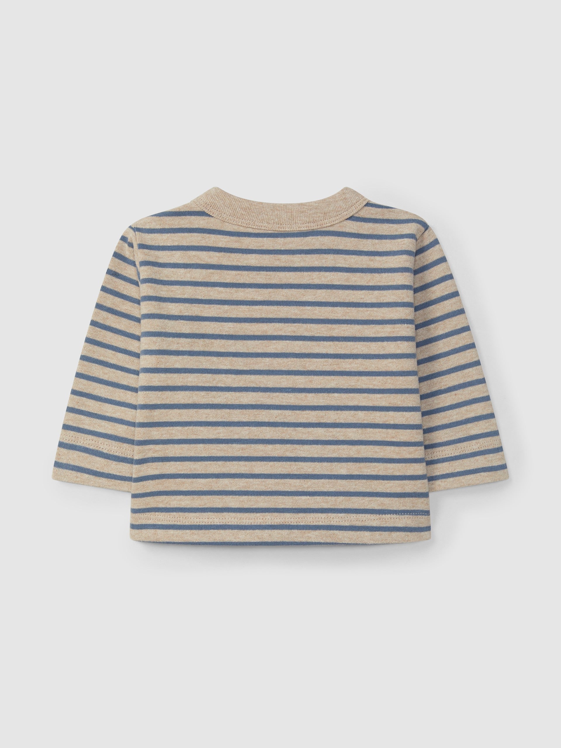 SNUG - Tshirt met lange mouwen - Gestreept blauw
