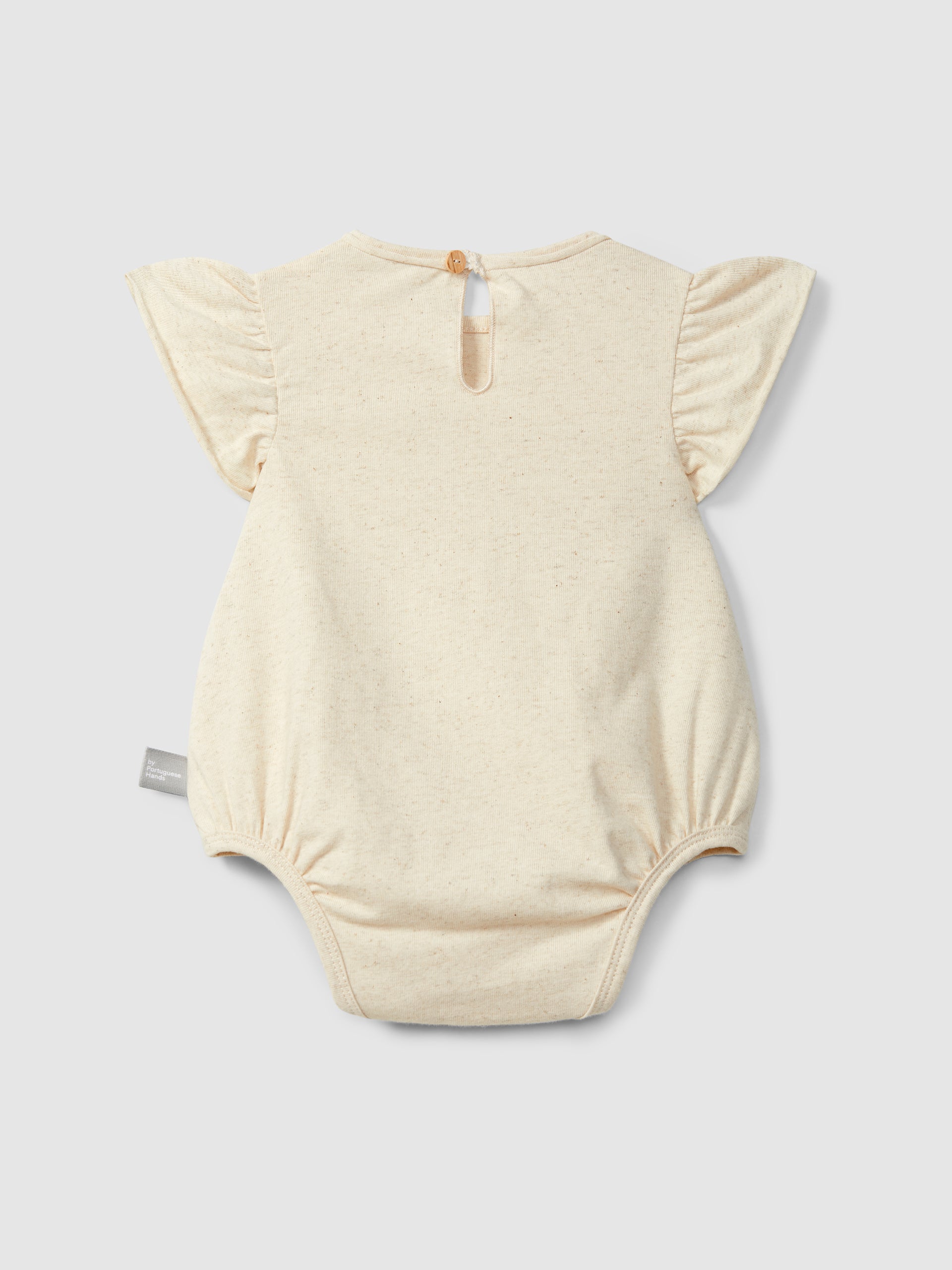 Bodysuit met rufflemouwen