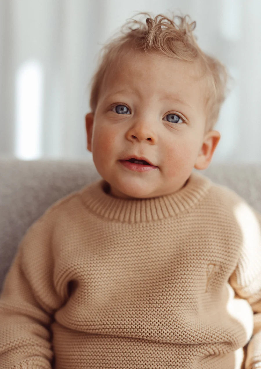 Noah knitted jumper | Honey