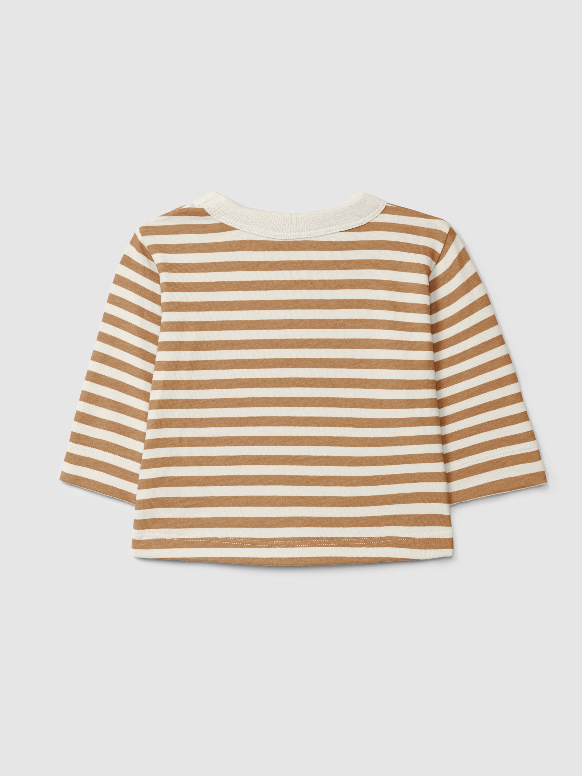 Longsleeve stripe - bruin