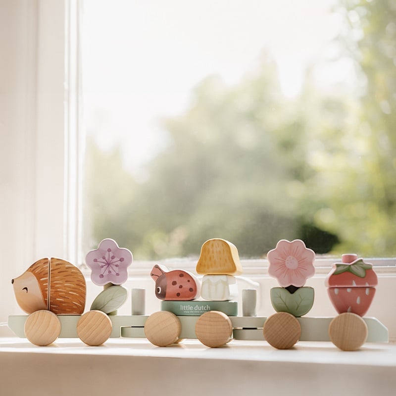 Blokkentrein Egel - Fairy Garden FSC