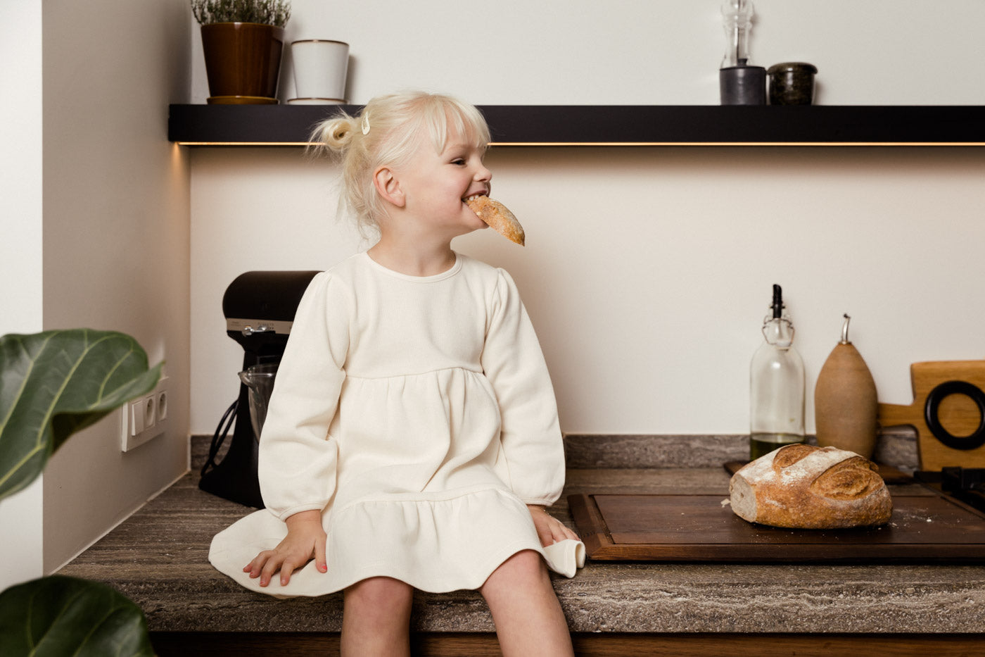 Tiered dress perla LAATSTE STUK 2/3 jaar