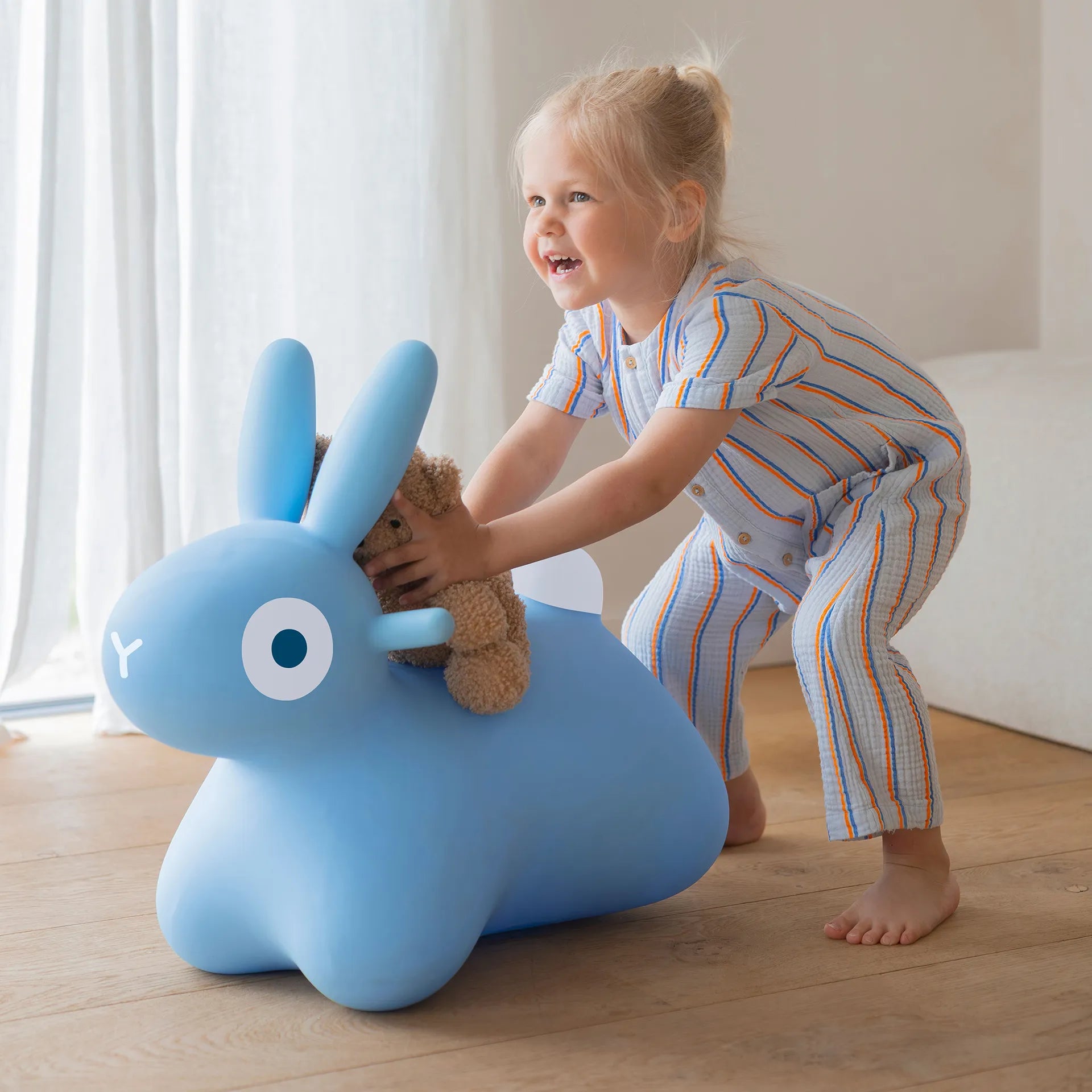 Hoppi Bunny - lichtblauw