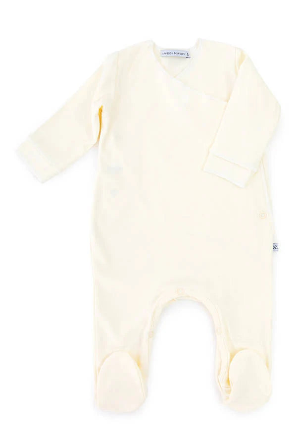 Jumpsuit CREAM met voetjes