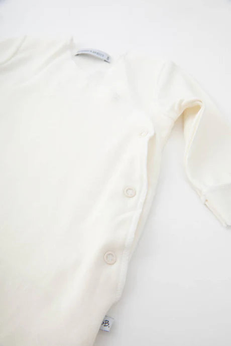 Jumpsuit CREAM met voetjes