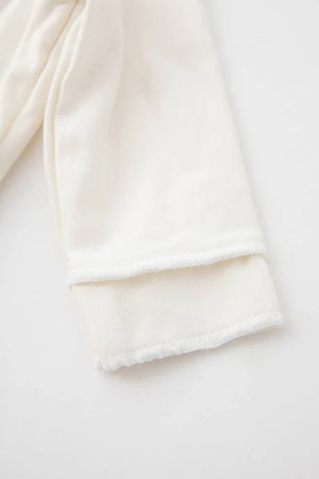 Jumpsuit CREAM met voetjes