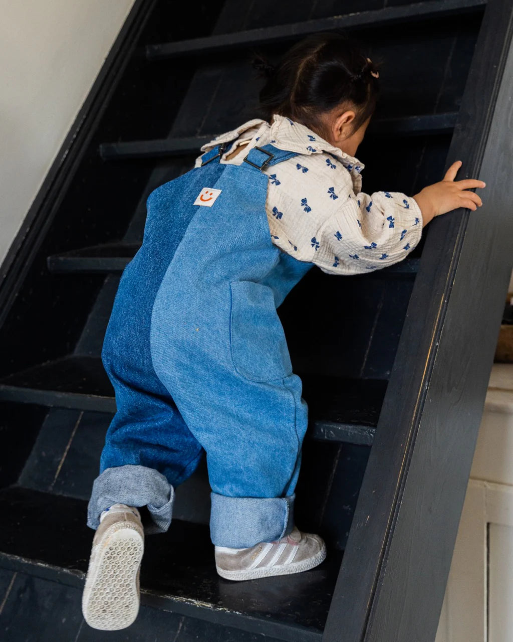 The Ravi - Double Denim Dungarees