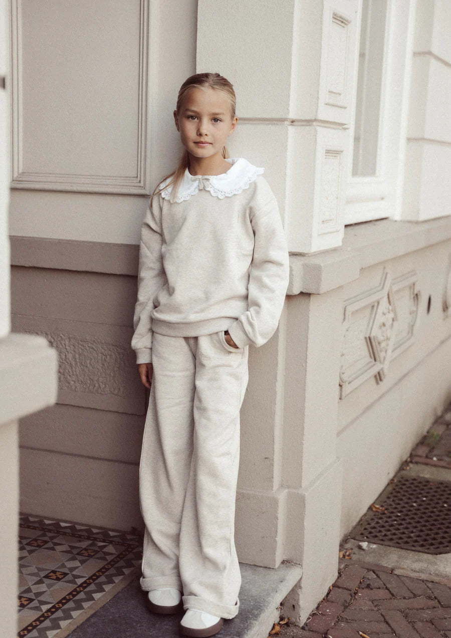 Cozy club pants straight | Oat