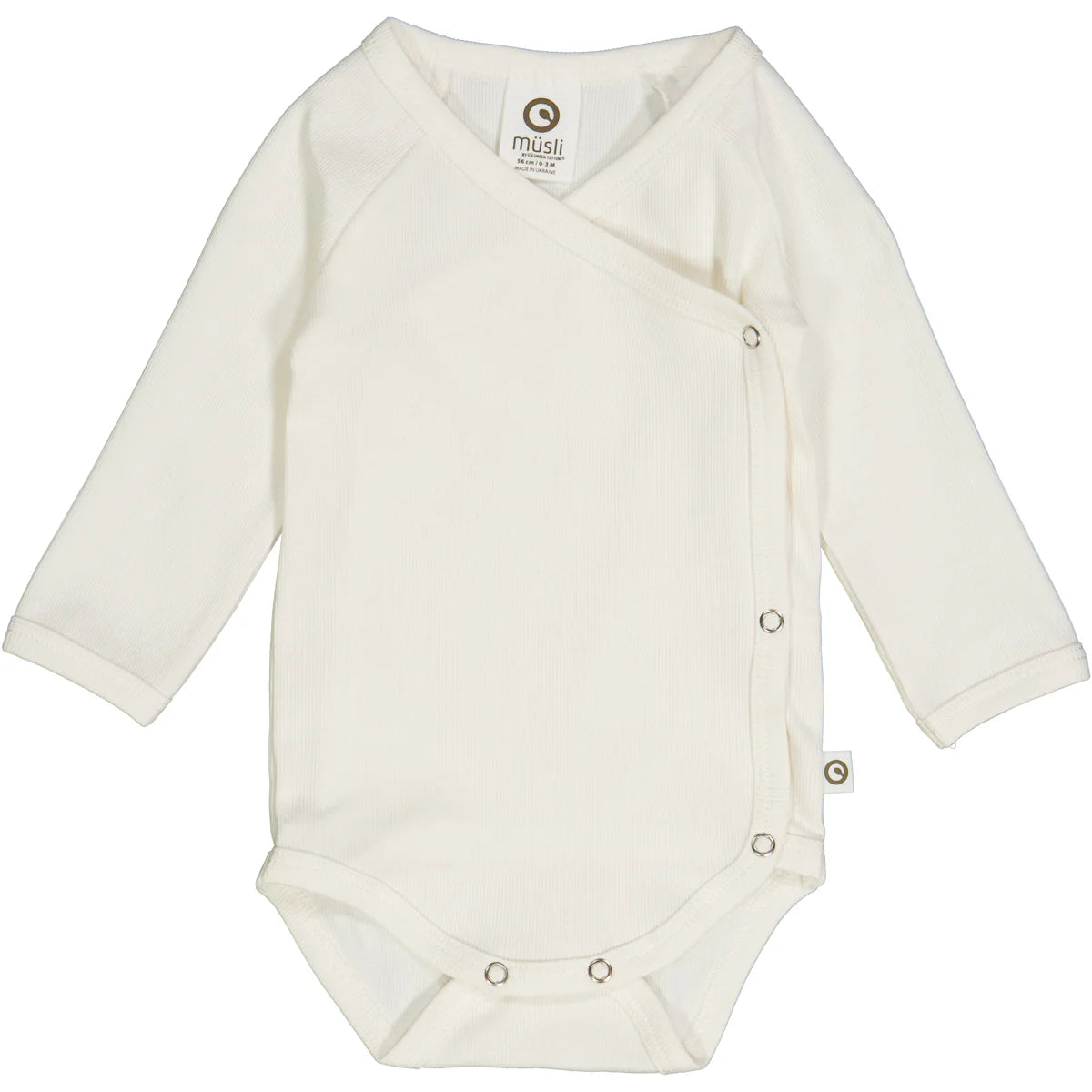 RIB body with cross closure - cream