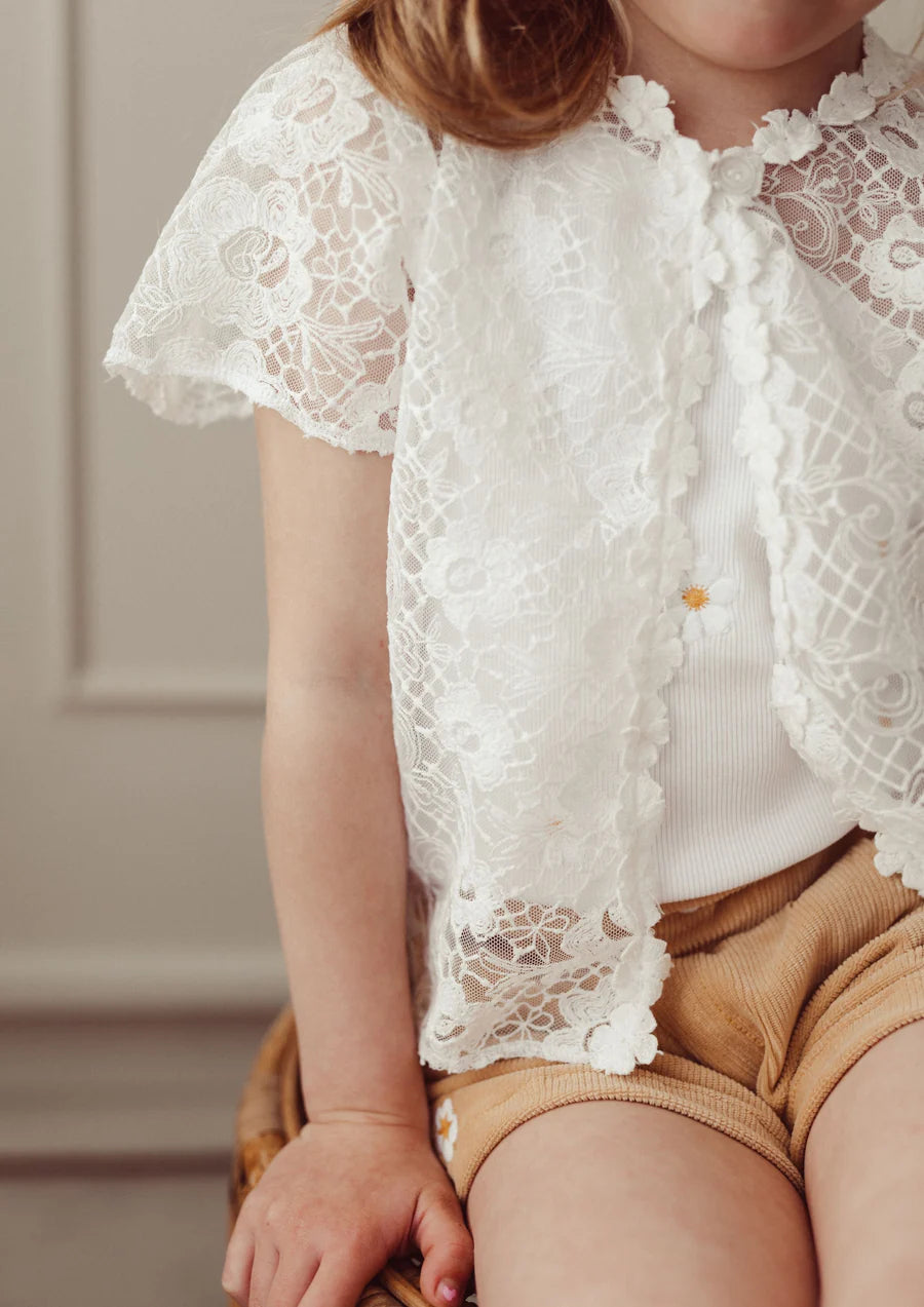 Two you label - Lace Cardigan/ Off white