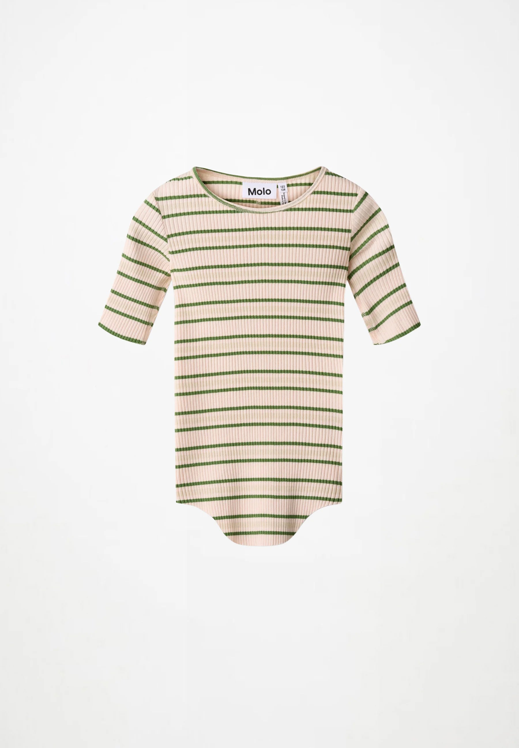 RONELLE T-SHIRT - cloud green stripe