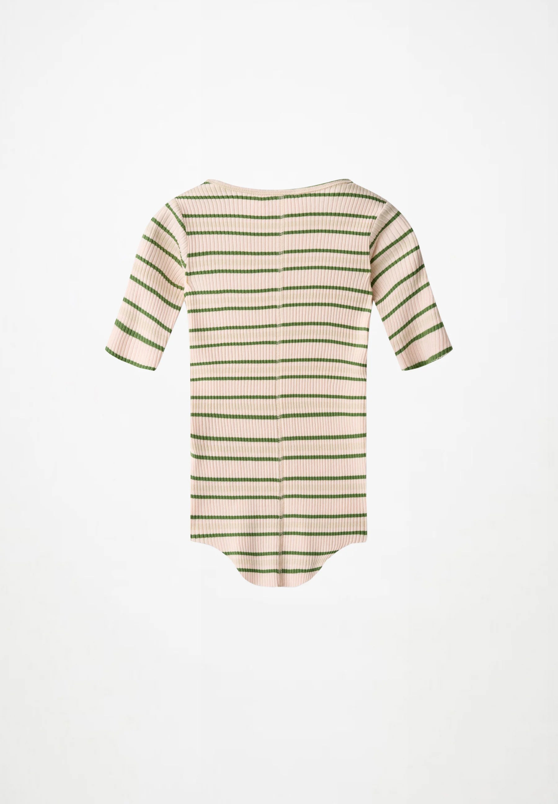 RONELLE T-SHIRT - cloud green stripe