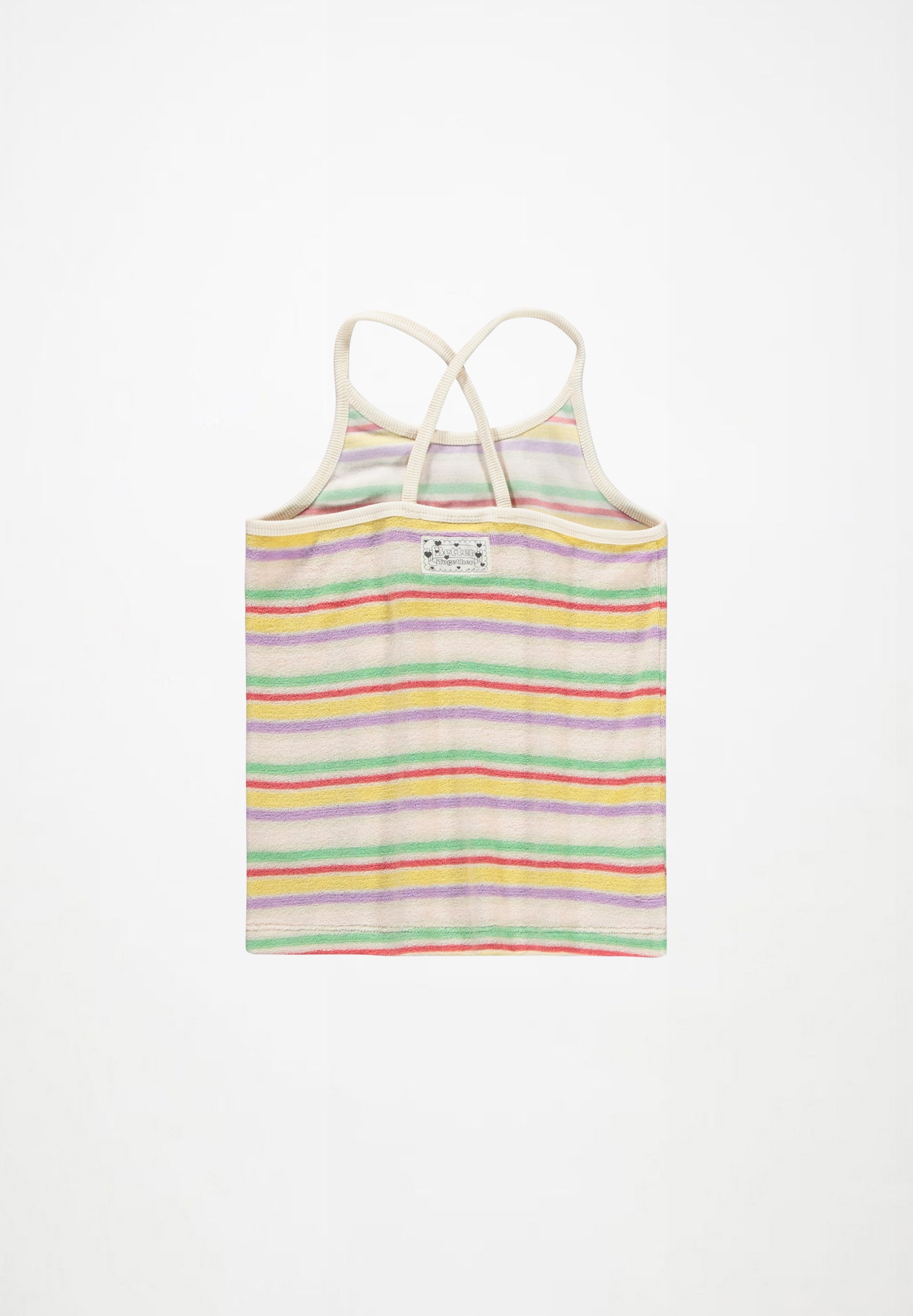 top Ria - Pastels Stripe