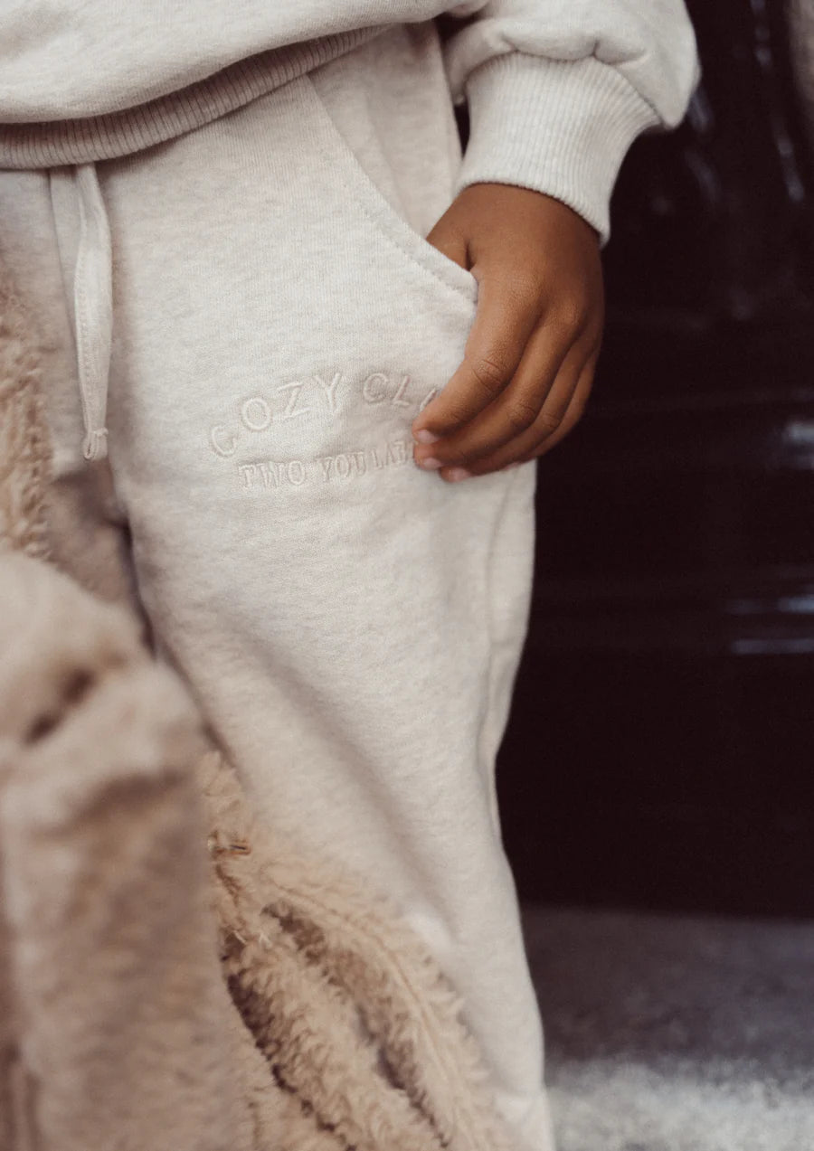 Cozy club pants puffed | Oat