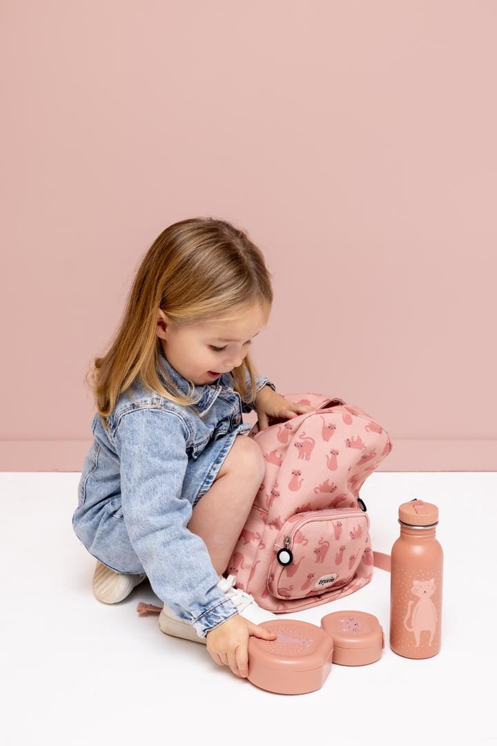 Snackdoos met clip - 2 stuks - Mrs. Cat