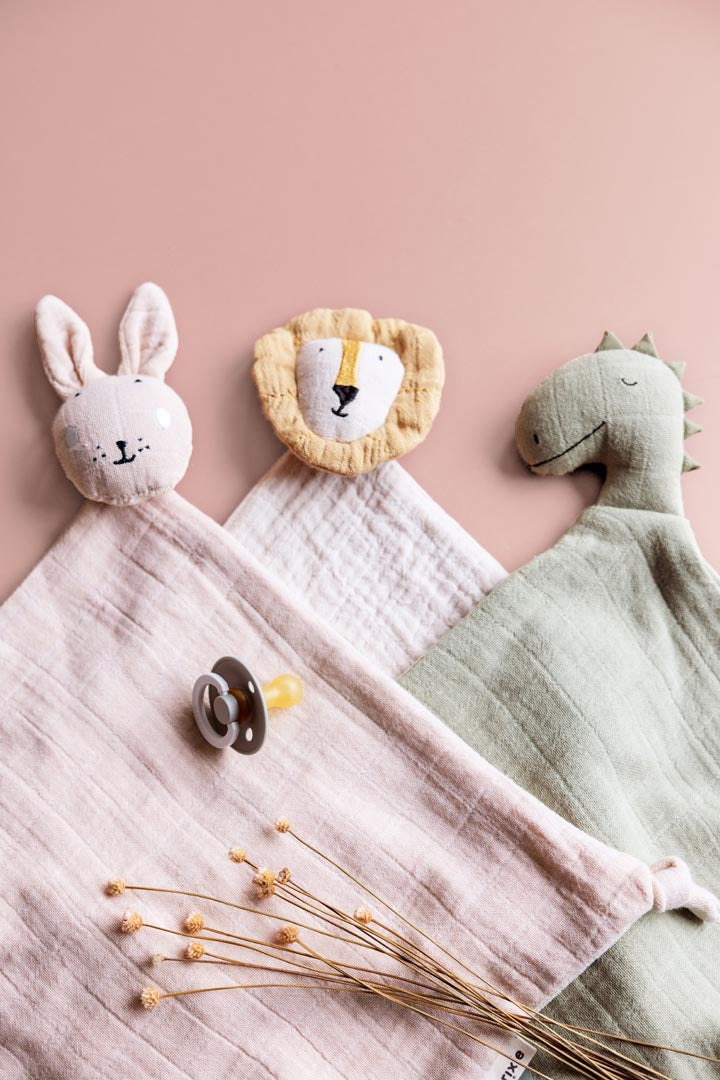Knuffeldoek - Bliss sage - Mr. Dino