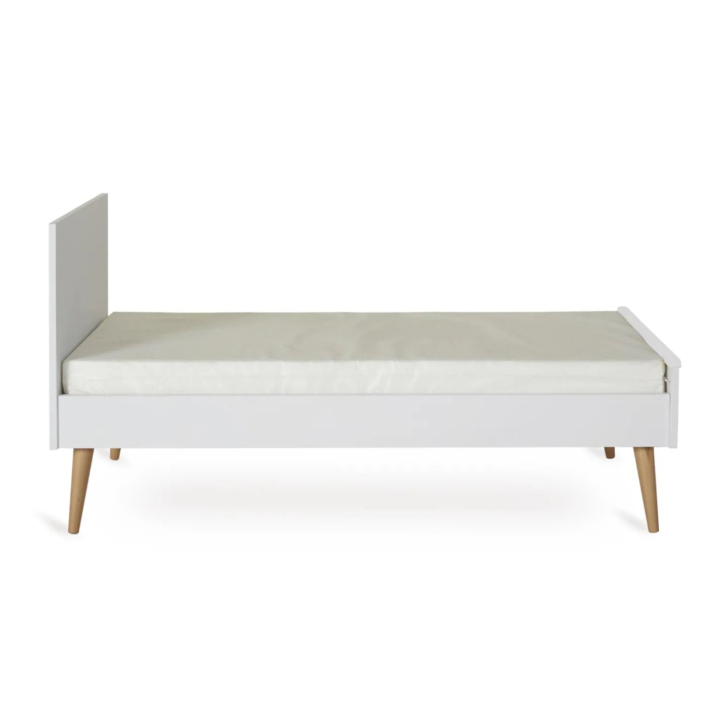 Quax - Cocoon Meegroei Bed - 140 x 70 cm - Ice White