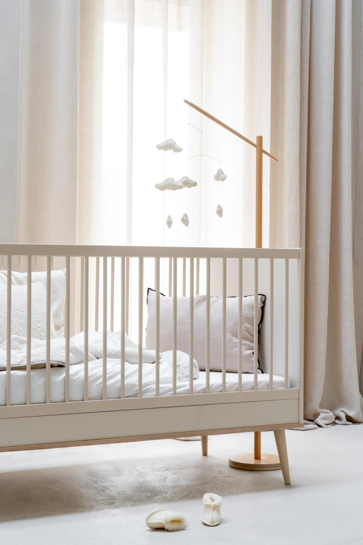 Quax - Flow Meegroei Bed - 140 x 70 cm - Clay