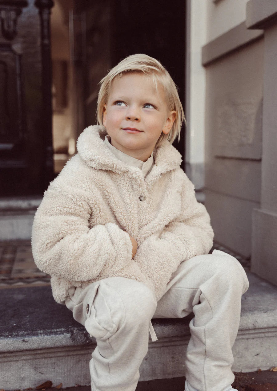 Teddy jumper jacket | Beach