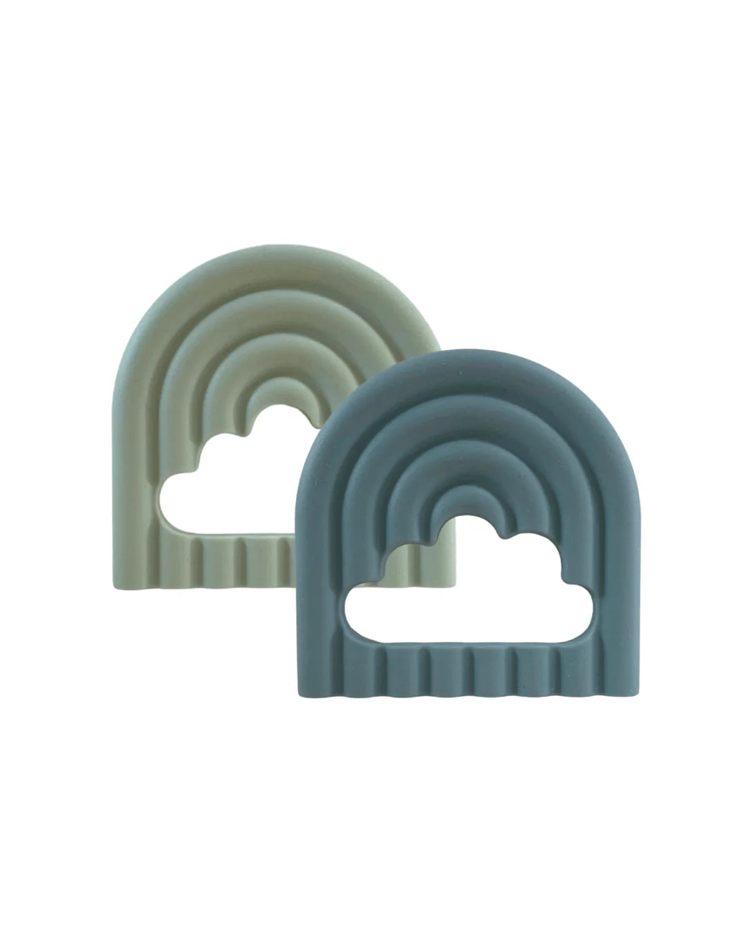 Maia bijtring regenboog l 2-pack GroenBlauw