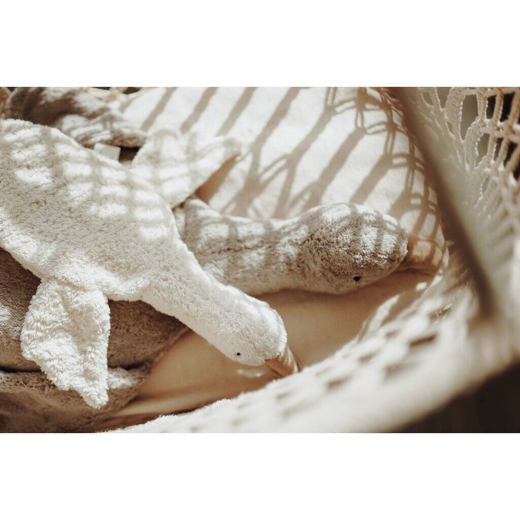 Knuffeldier - warmtekussen Gans Groot | Wit