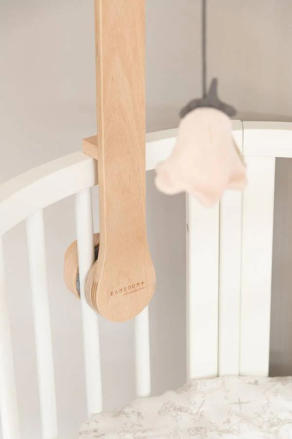 Houten muziekmobiel tulpen