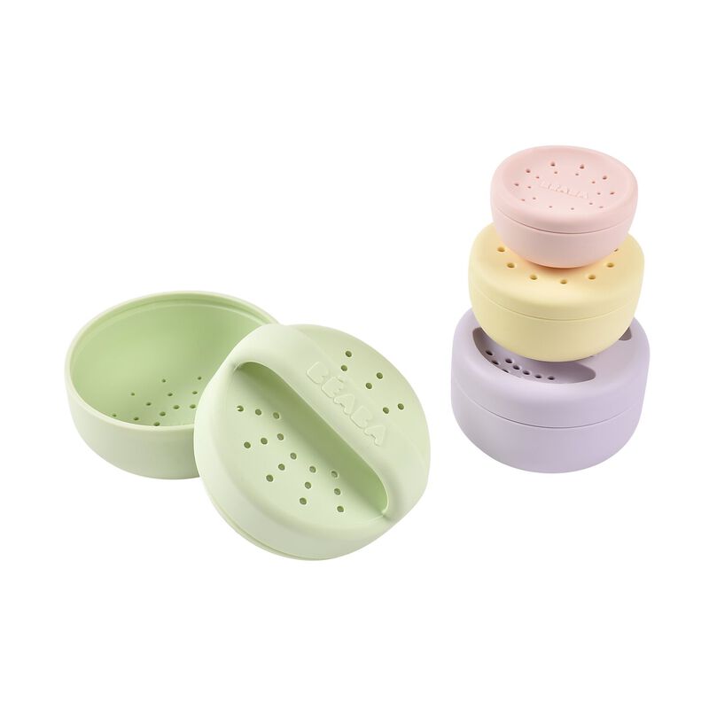Siliconen badspeelgoed Mint multi colors