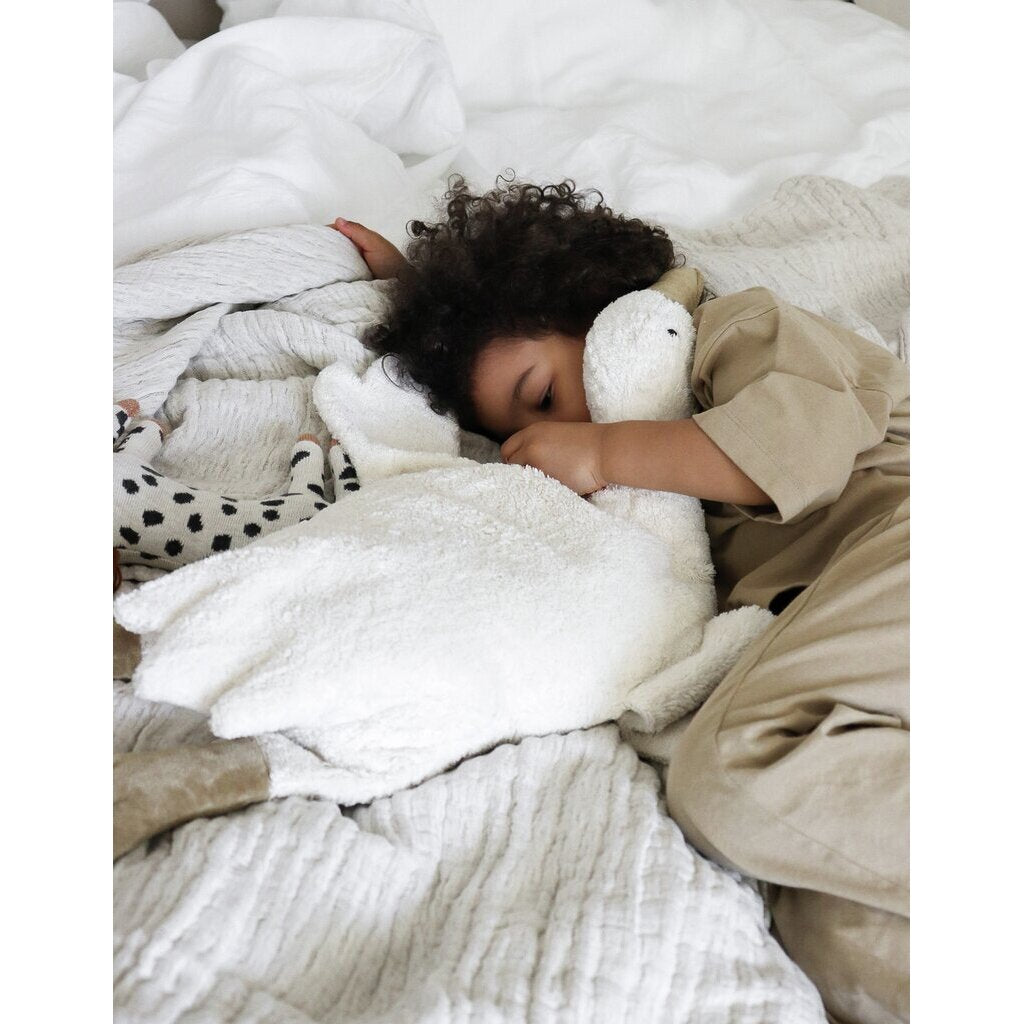 Knuffeldier - warmtekussen Gans Groot | Wit