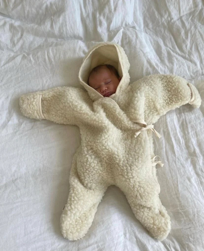 Binibamba - MILK MERINO SNUGGLESUIT