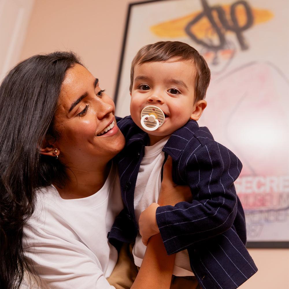 STUDIO Colour 2 Pack Pin - Ivory Steel Blue Mix Size 2