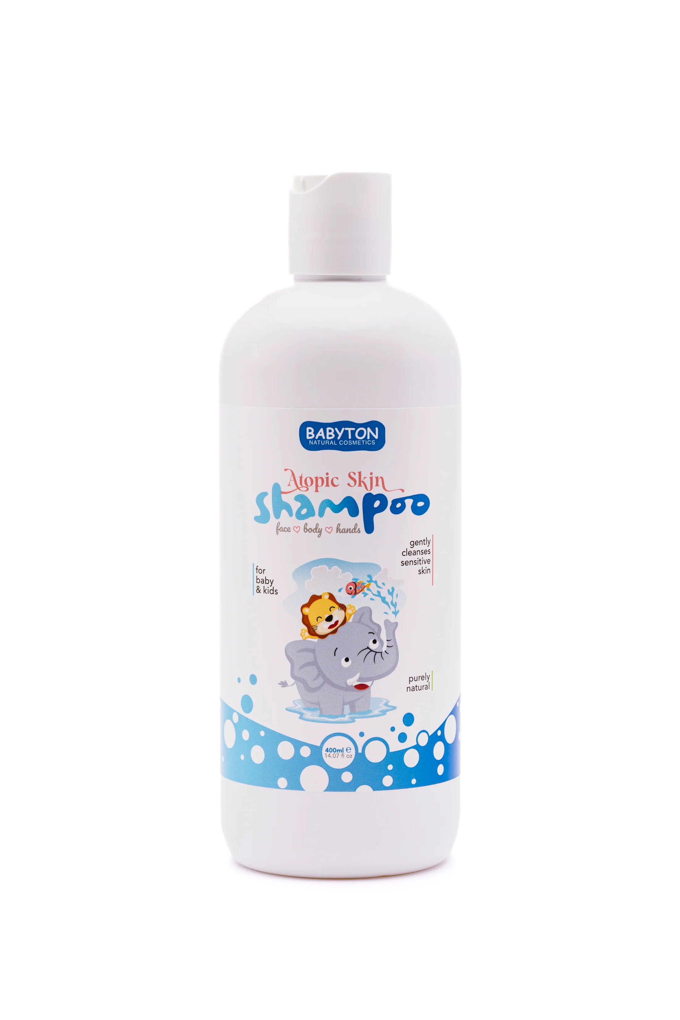 Natuurlijke Body & Hair Shampoo voor Atopische Huid 400ml