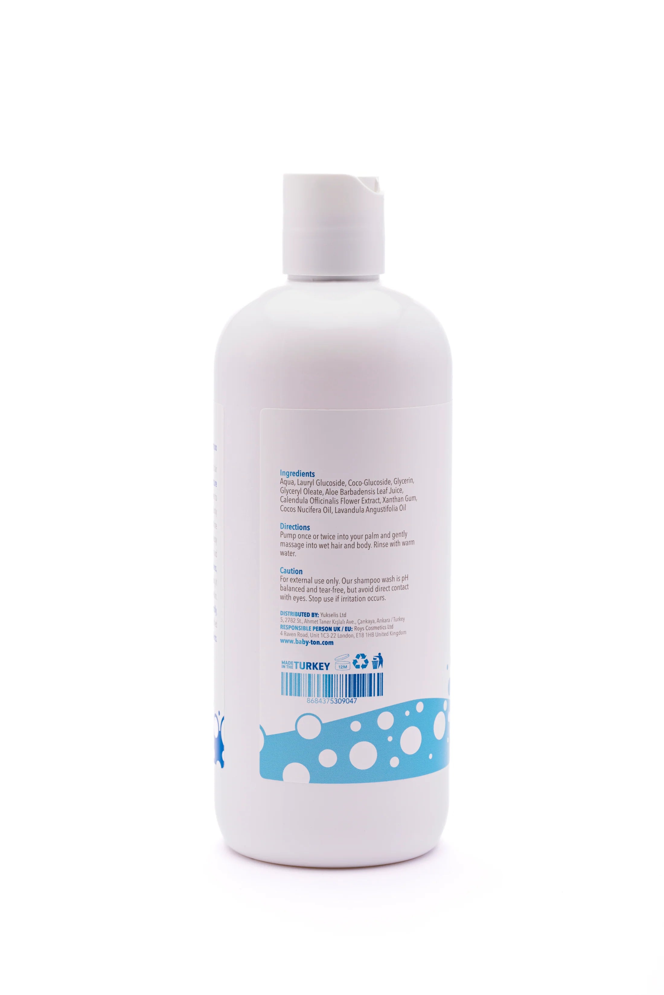 Natuurlijke Body & Hair Shampoo voor Atopische Huid 400ml