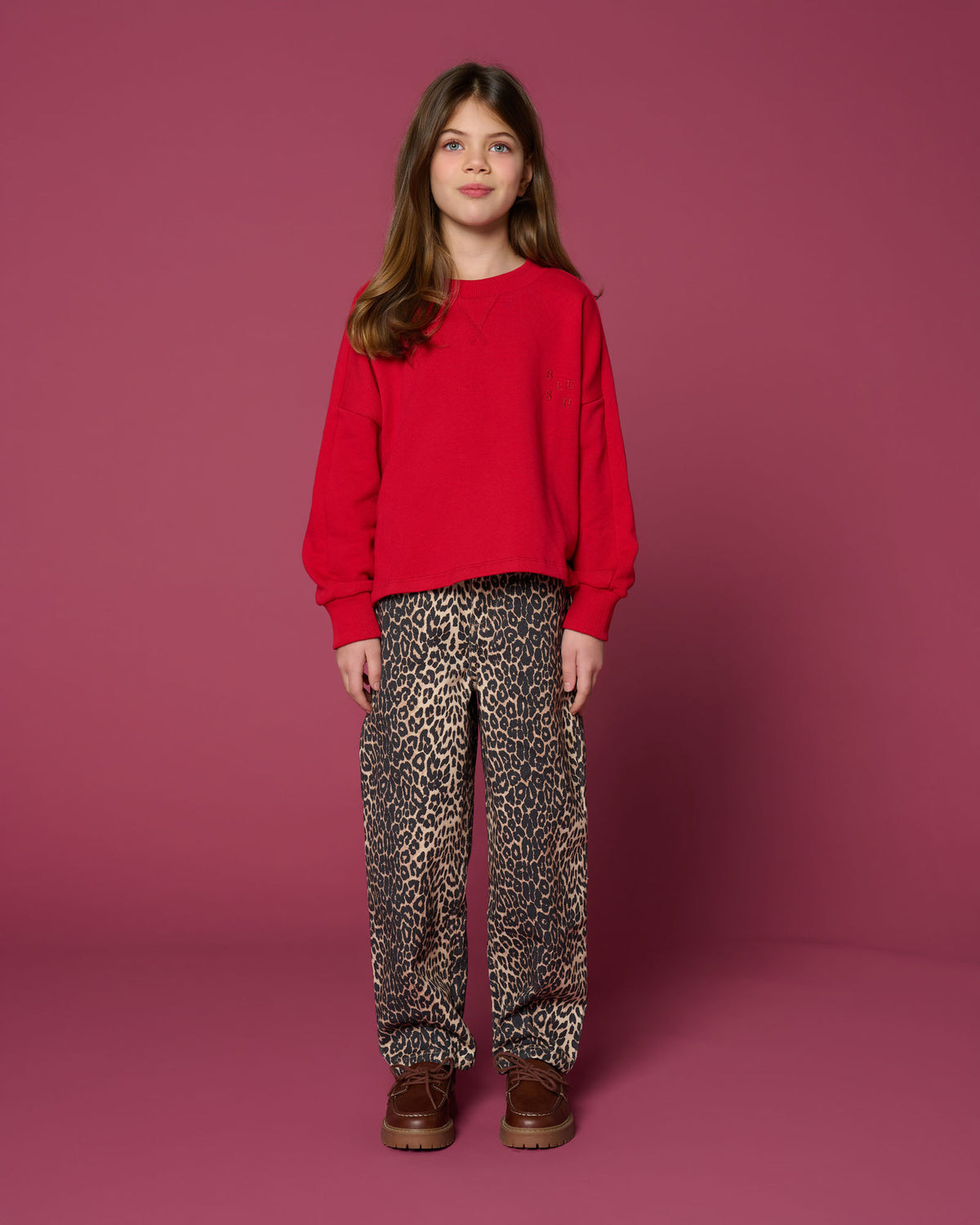 Ballon Fit Jeans | Leopard AOP