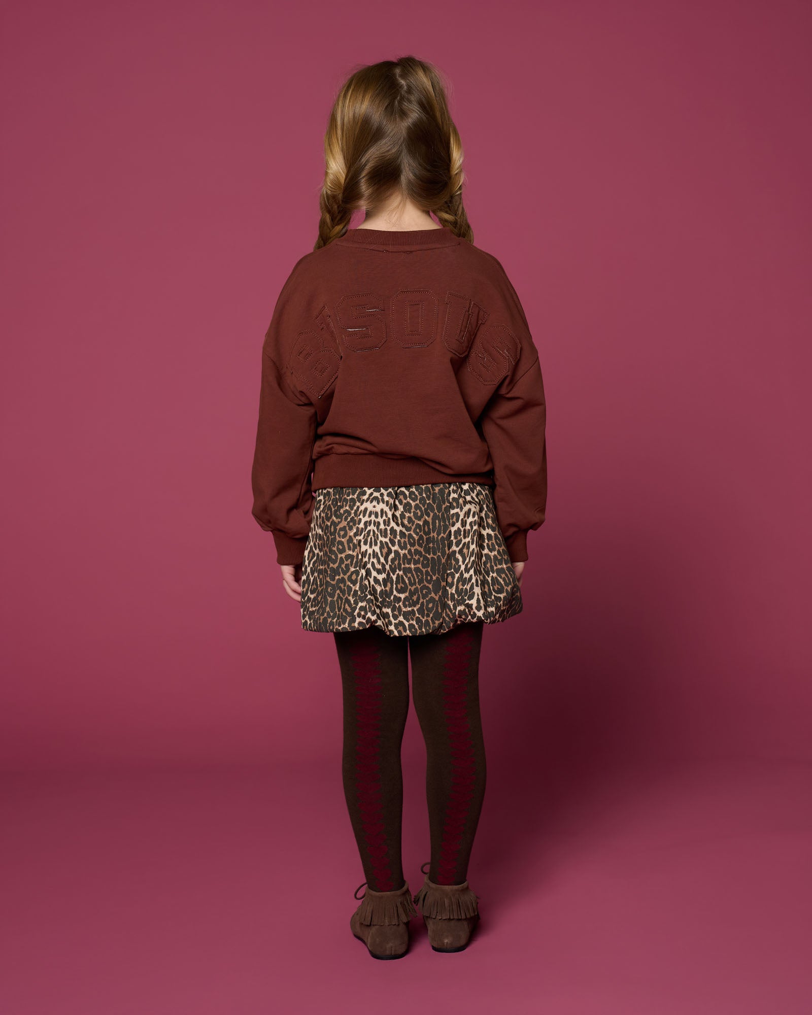 Ballon Skirt | Leopard AOP