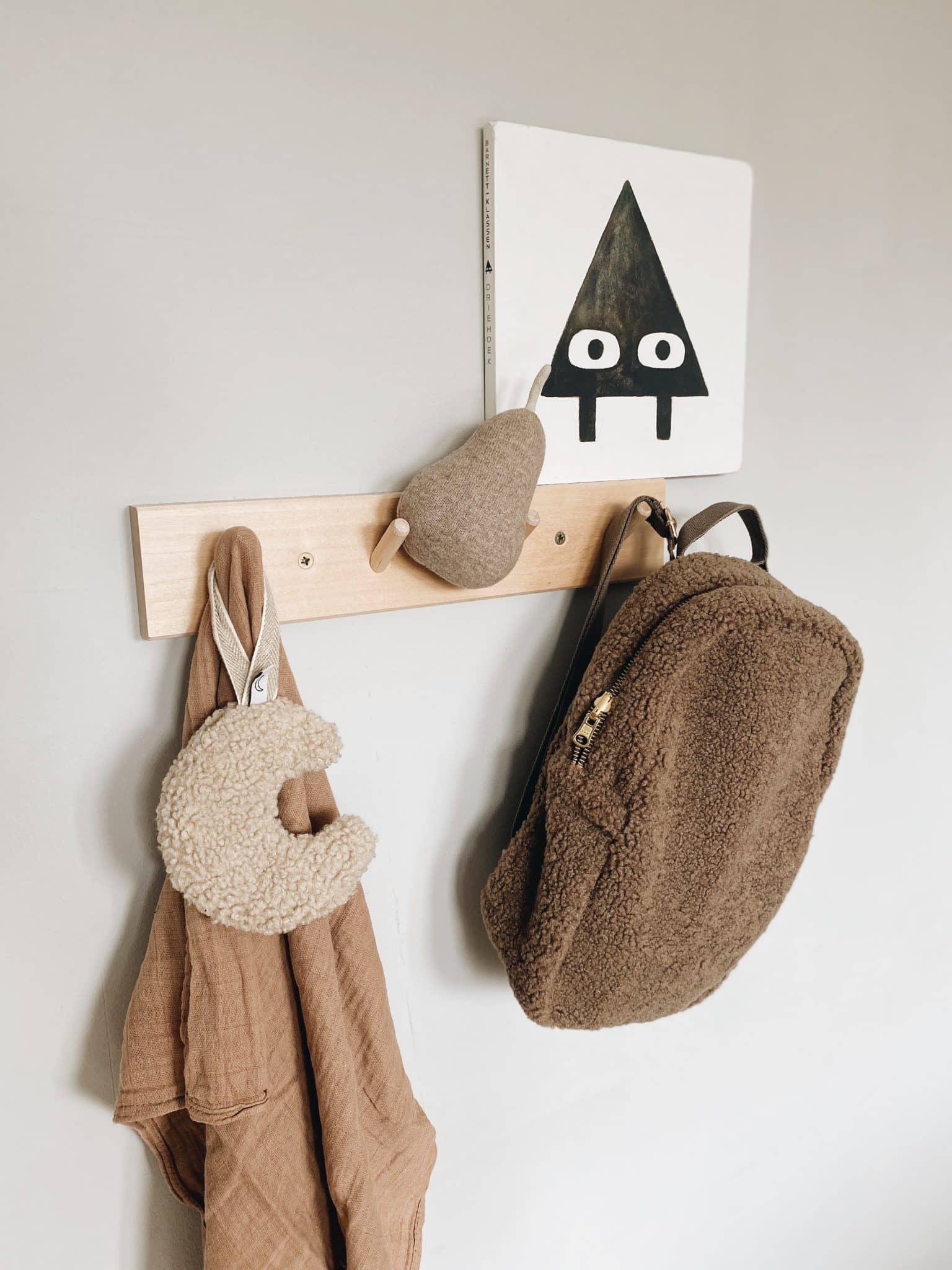 Brown mini-chunky backpack