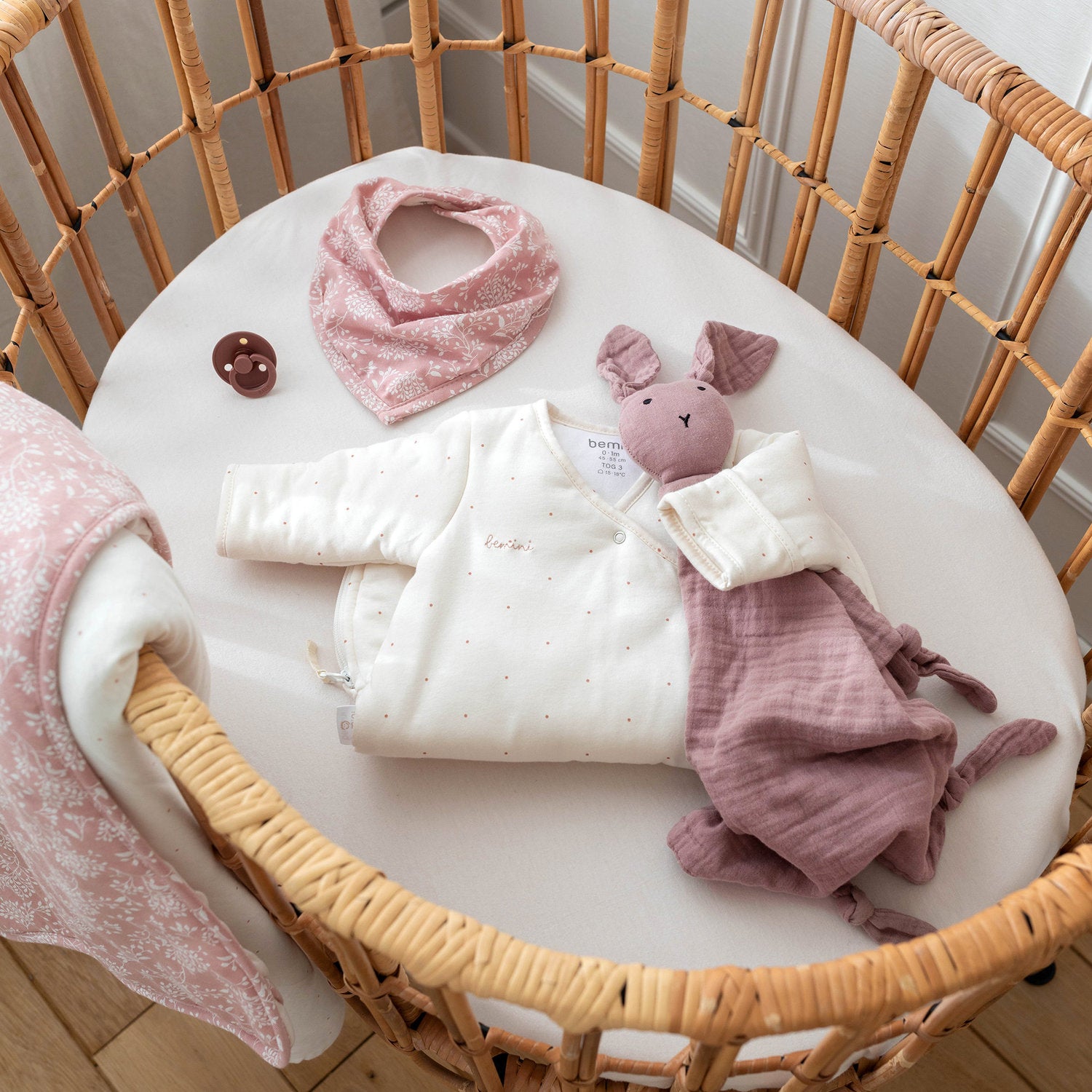 BUNNY 40x40 cm ginger katoen mousseline